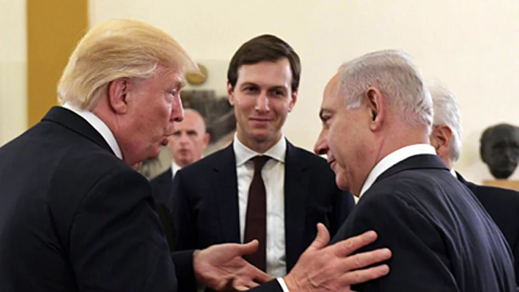 ביבי נתניהו, דונלד טראמפ, ג'ארד קושנר