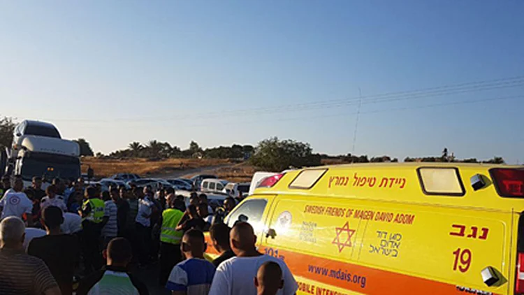 תאונה קטלנית בנגב, הערב