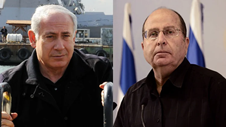 יעלון ונתניהו, ארכיון (תומר נויברג / פלאש 90, לע"מ)