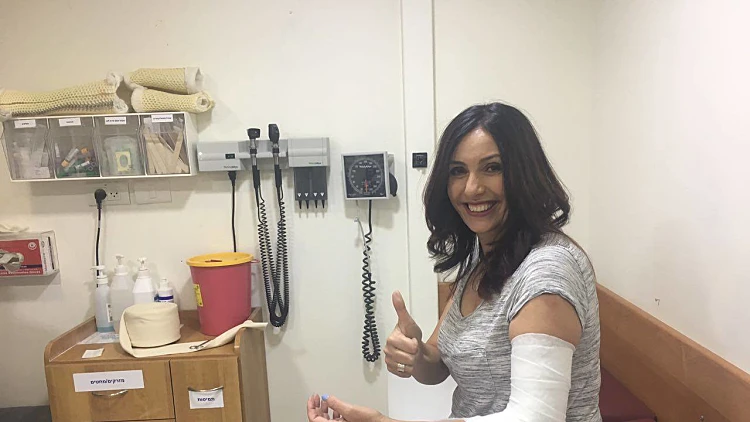 פרסמה תמונה בפייסבוק - "תודה לכל מי שדאג"