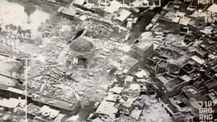 מסגד, דאע"ש, א-נורי, דאעש, עירק, מוסול. מסגד א-נורי במוסול