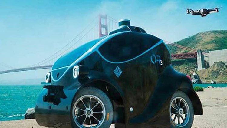 מכונית משטרה רובוטית