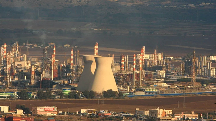 בתי הזיקוק בחיפה. הפרות (חן ליאופולד / פלאש 90)