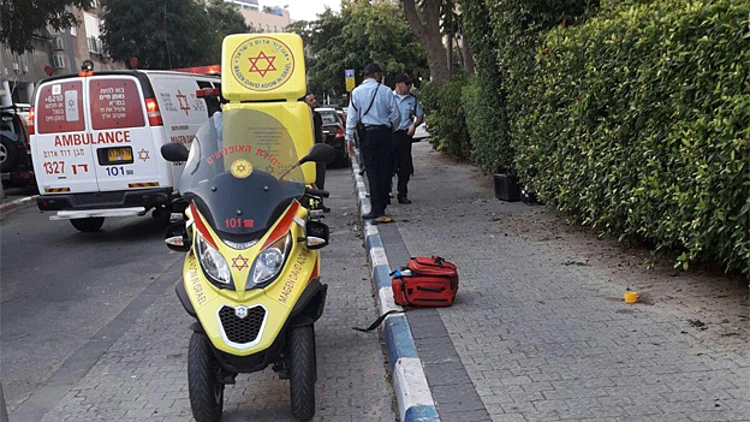 פיצוץ מטען באופנוע ביפו