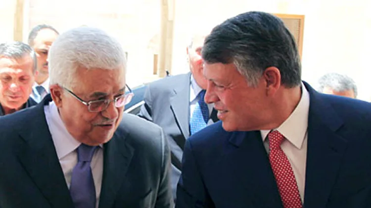 עבדאללה ואבו מאזן (ארכיון)