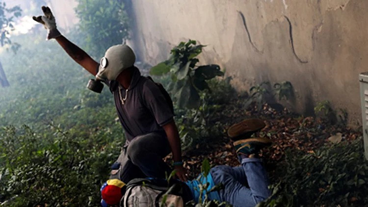 מתנגדי השלטון, ונצואלה (רויטרס)