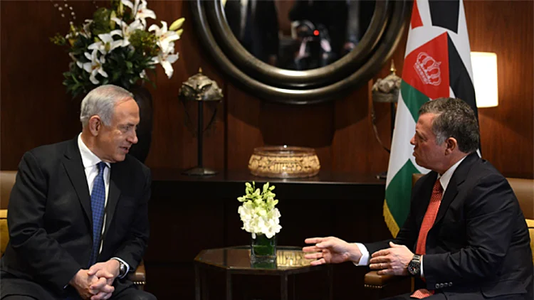 נתניהו ועבדאללה, ארכיון (קובי גדעון, לע"מ)