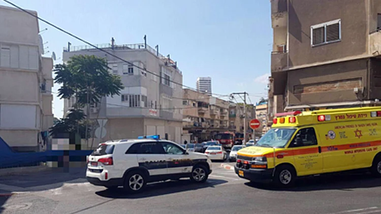זירת האירוע בחיפה