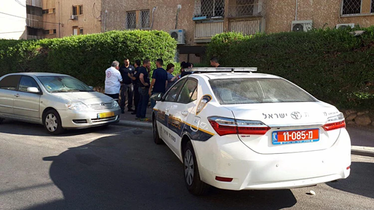 זירת האירוע בב"ש