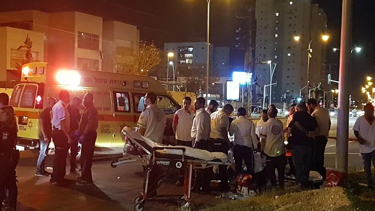 זירת האירוע באשדוד