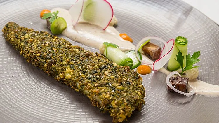 מתכון לדג בקראסט פלאפל של המתמודד סהר סבאג (מתוך משחקי השף, עונה 3, פרק 19, משימת הפלאפל)