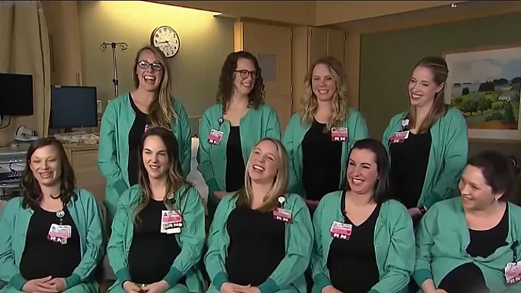 בייבי בום: תשע מיילדות מאותה מחלקה נמצאות בהיריון – בו זמנית | חדשות 13