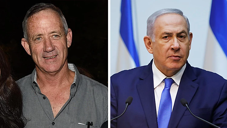 לראשונה מאז העברת המנדט: גנץ ונתניהו נפגשו בקריה