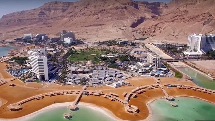 התפרצות קורונה במלון ישרוטל בים המלח; תיעוד מהמלון הריק