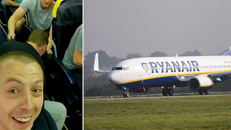 הנוסעים שהשתכרו בטיסה של חברת ריינאייר