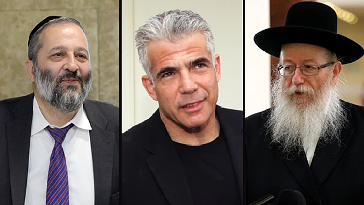 החרדים נגד קמפיין כחול לבן: "אנטישמיות וחציית קו אדום"