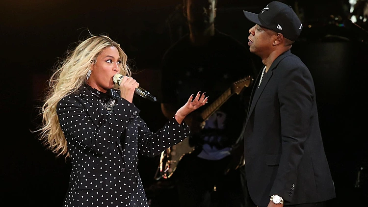 ג'יי-זי וביונסה בהופעה משותפת