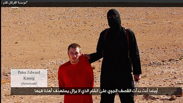 השבוי האמריקני פיטר אדוארד קאסיג בידי דאעש