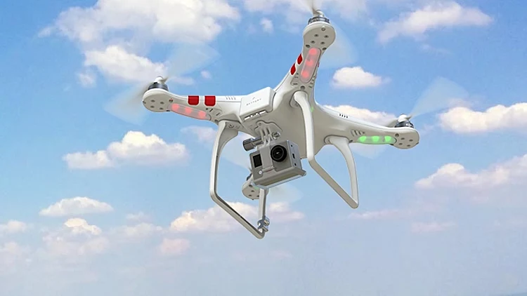 ה-Phantom מבית DJI הסינית, תואם גו פרו