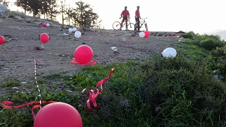 זוג שהואשם שלכלך גן