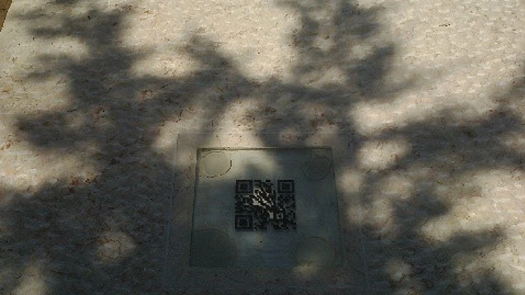 בן הנציח את האם עם קוד QR על המצבה