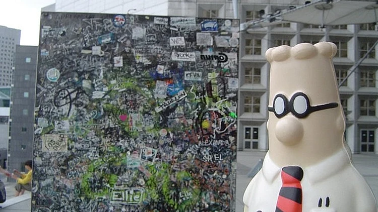 בובה של דילברט, גיבור הקומיקס הגיקי