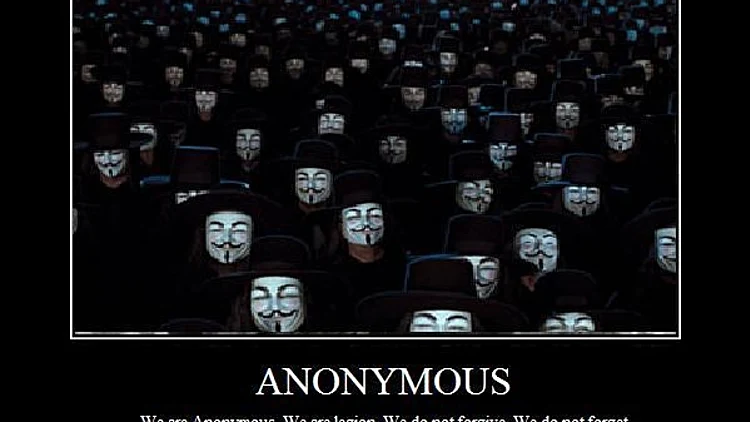 We are anonymous. We are legion.
