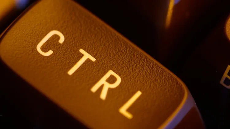מקש Ctrl (קונטרול) במקלדת