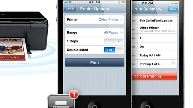 להדפיס מהאייפון והאייפד