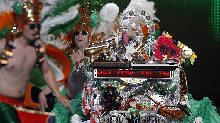 דסטין תרנגול ההודו, ייצג את אירלנד באירוויזיון ב-2008