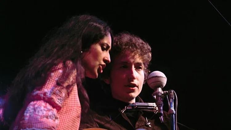 בוב דילן וג'ואן באאז