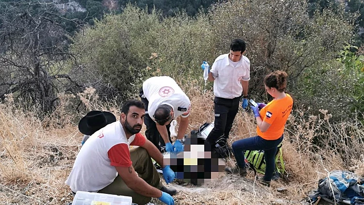 הטיפול הרפואי שהוענק לאב שהתמוטט סמוך למעיין עין כובס בצפון
