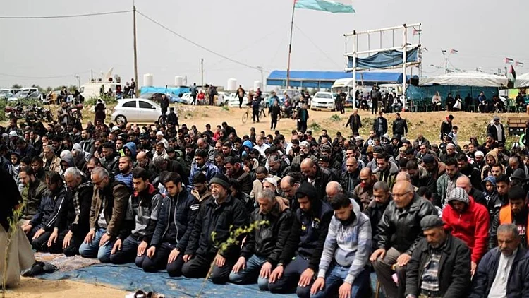 פגישת הפלגים הפלסטינים עם המשלחת המצרית בעזה ( החדשות 13)