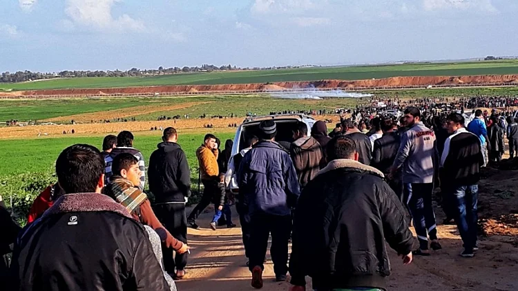 הפגנות בסמוך לגדר ברצועת עזה