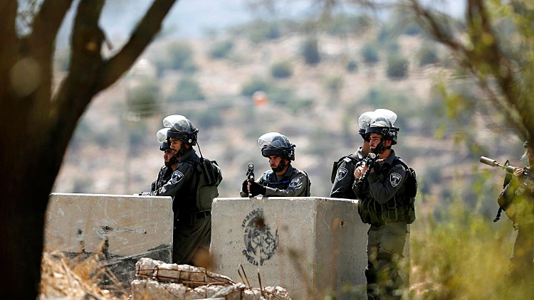 שוטרי מג"ב סמוך לסילוואד. ארכיון