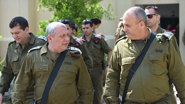 הרמטכ"ל איזנקוט בהערכת מצב באוגדת עזה