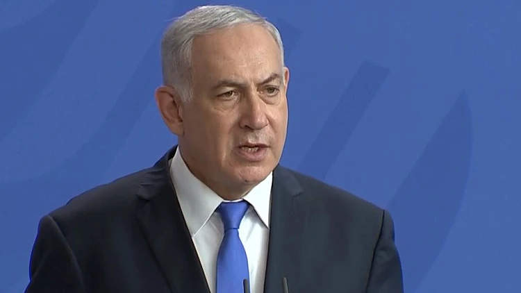 נתניהו נואם בברלין