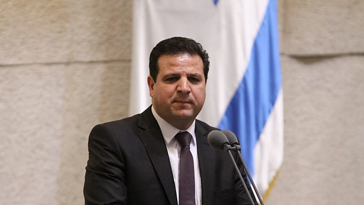 חבר הכנסת איימן עודה בהשבעת הממשלה בכנסת