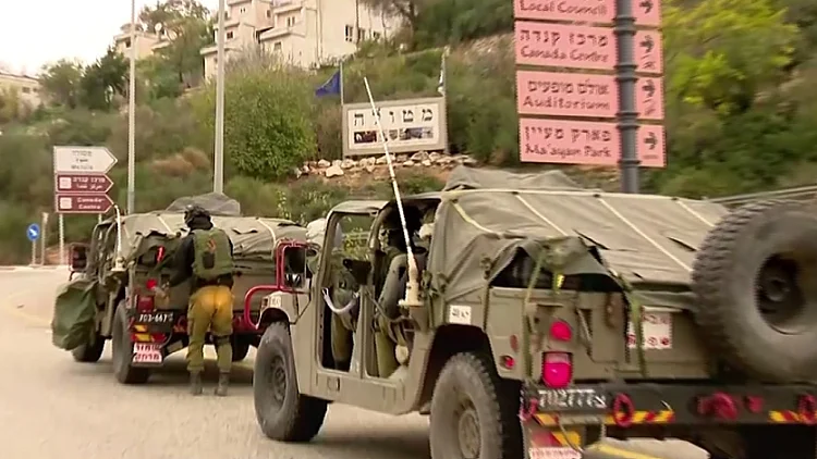 כוחות צה"ל במטולה לאחר השמדת המנהרה