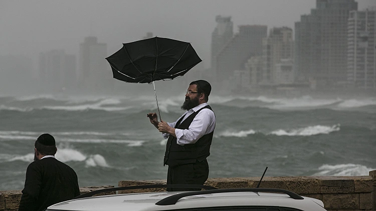 גשם בתל אביב