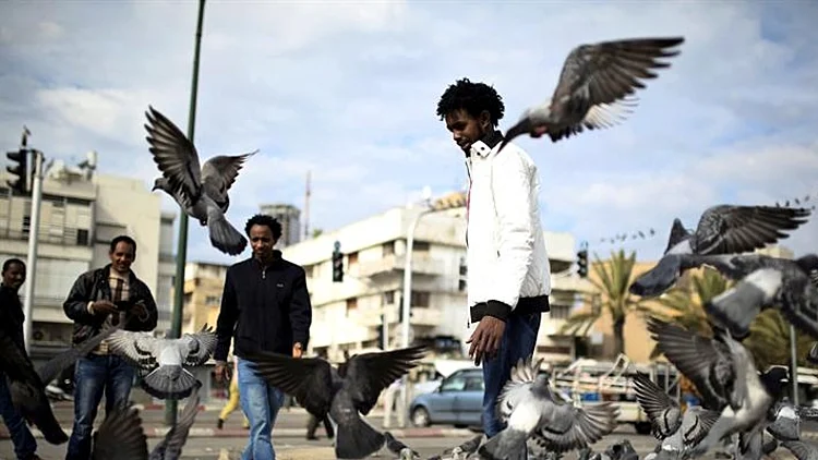 מבקשי מקלט מאפריקה בדרום תל אביב