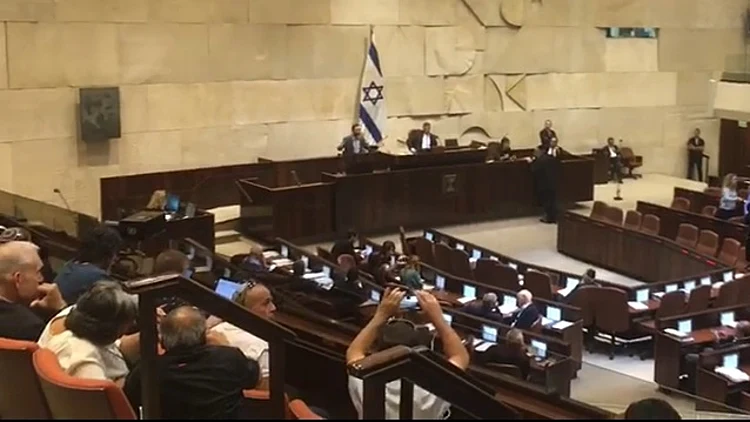 הדיון בכנסת על קצבת הנכים