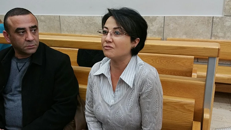 חנין זועבי במתן גזר הדין בבית משפט השלום בנצרת