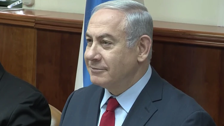 ראש הממשלה בנימין נתניהו בפתח ישיבת הממשלה