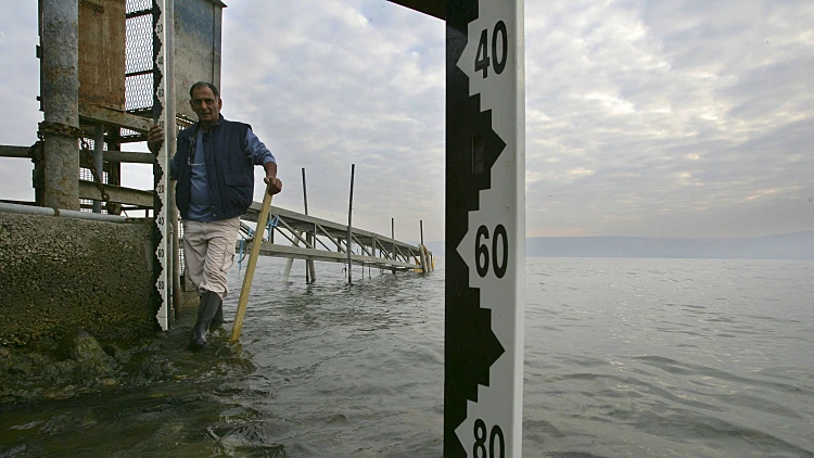 בדיקת קן המים בכינרת