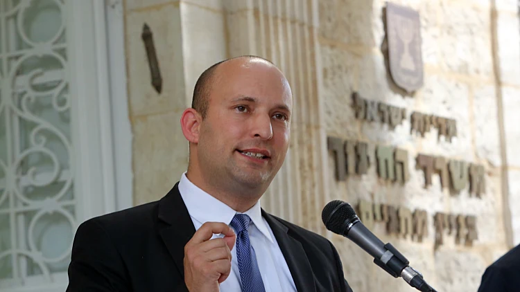 שר החינוך, נפתלי בנט, בטקס כניסתו לתפקיד