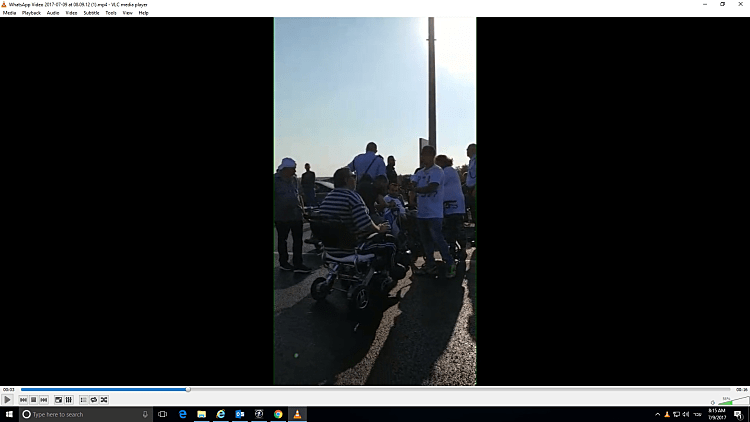 הפגנת הנכים בכביש 4