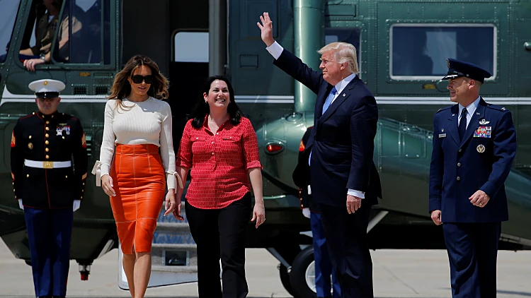 הנשיא טראמפ ממריא לסעודיה