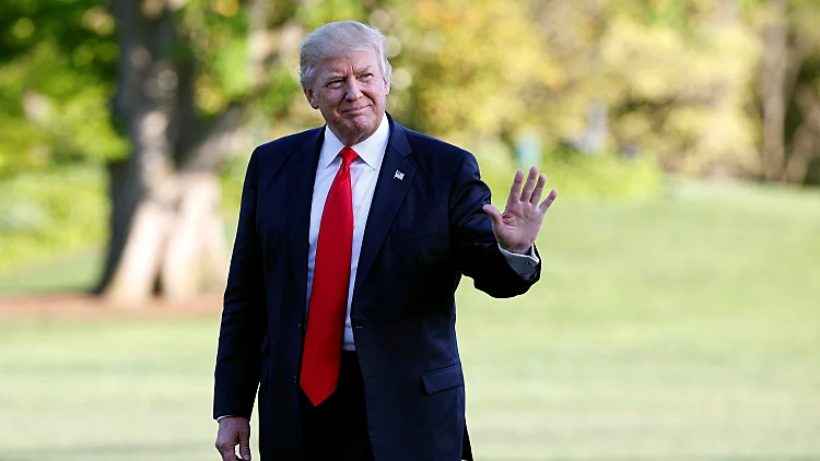 הנשיא האמריקני דונלד טראמפ בבית הלבן