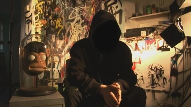 בנקסי בסרט Exit Through the Gift Shop